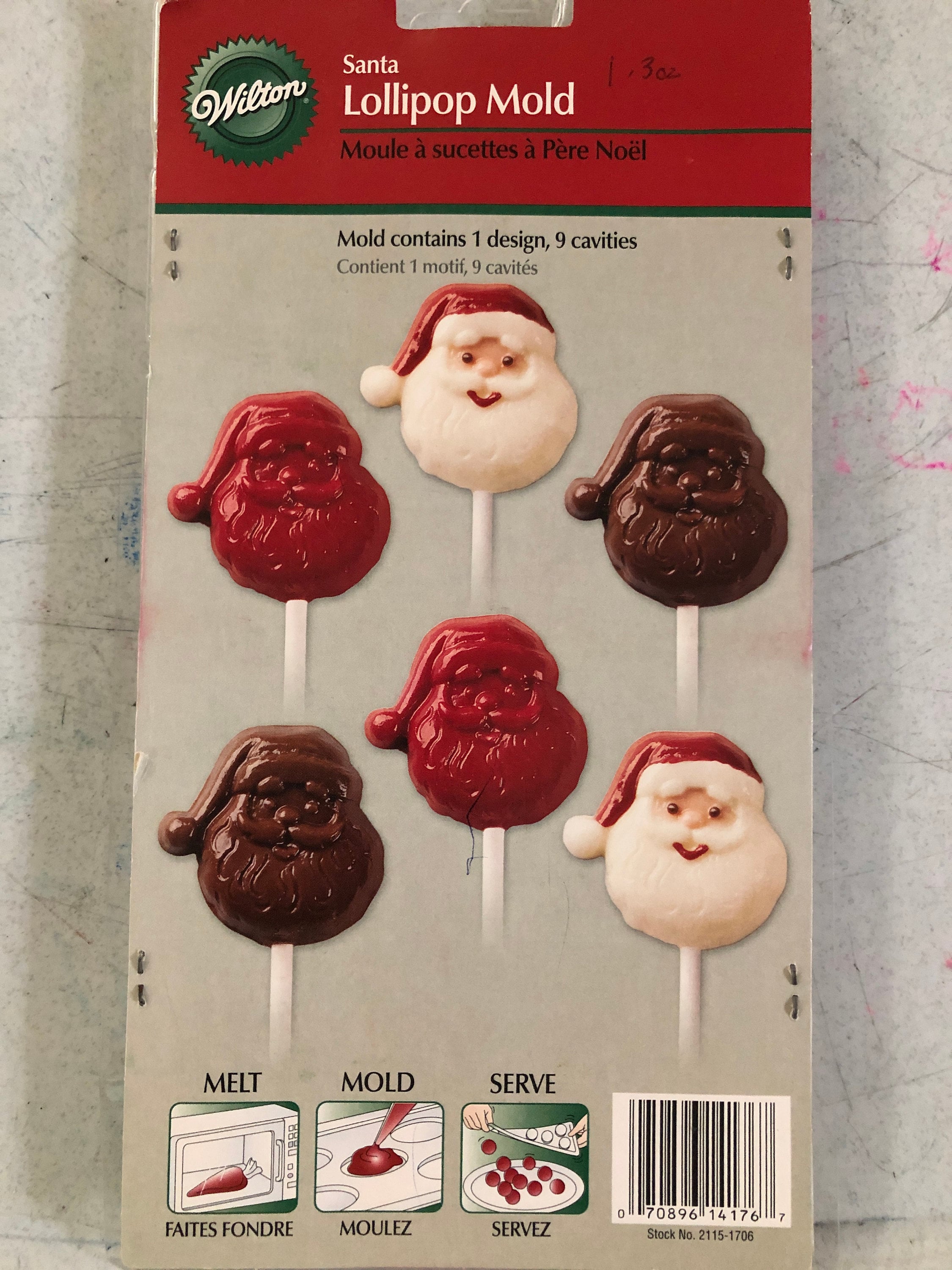 Stampo Babbo Natale di cioccolato - ballerino - 10 impronte - Meilleur