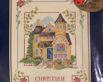 Bucilla - Home **PLUS FREE any 9.99 Mini Ornament** - Counted Cross Stitch Kit NIP #42712 *** Free Shipping ***