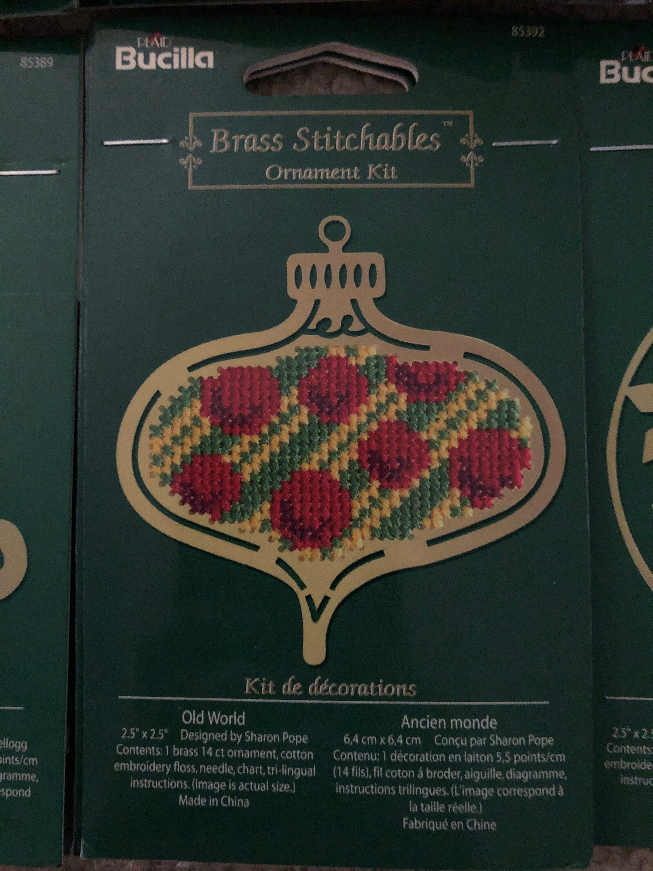 Bucilla Choose Any Brass Stitchables Ornament Kits Counted Etsy Canada