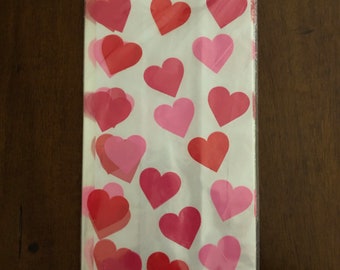Amscan - 20 Valentine Hearts Party Bags and Twist Ties ***Free Shipping***