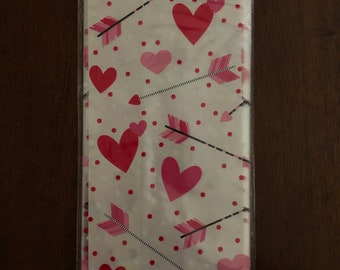 Brother Sister - 20 Valentine Heart Arrows Treat Bags and Twist Ties NIP #VAL-25 ***Free Shipping***
