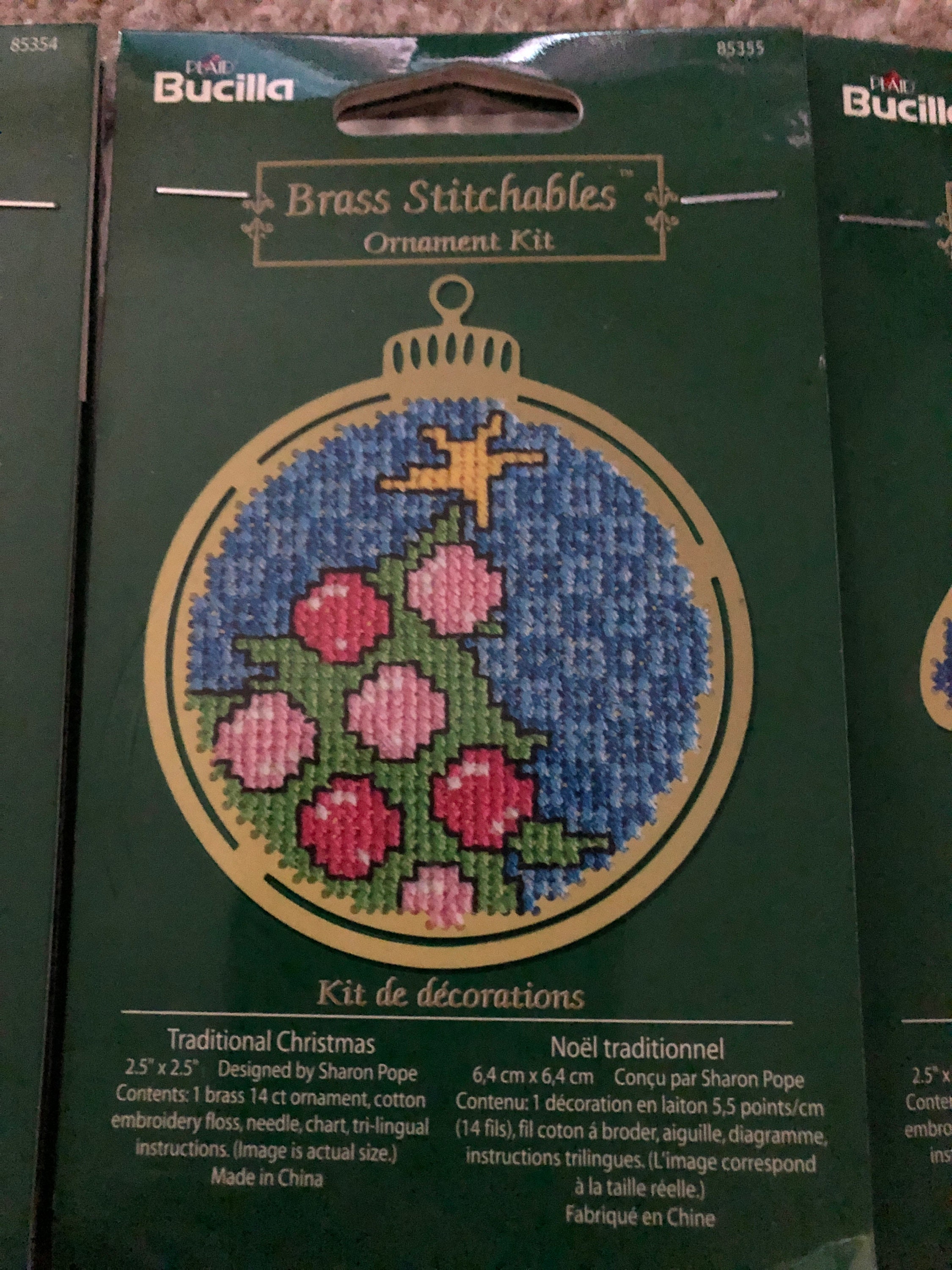Bucilla Choose Any Brass Stitchables Ornament Kits Counted Etsy Canada