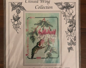 Crossed Wing Collection - Commemorative Hummingbirds of the World 1999 Chart - Counted Cross Stitch Charts ***Free Shipping***