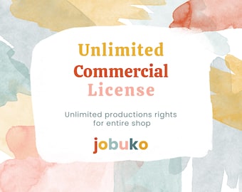 Unlimited Commercial License for Entire Shop, No Credit Required, Easy Sewing Patterns