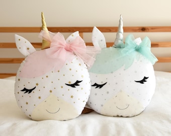 Unicorn Pillow, Nursery Decor, Kids Cushion, Kids Room Decor, Christmas Gift, Teepee Cushion Kids Pillow