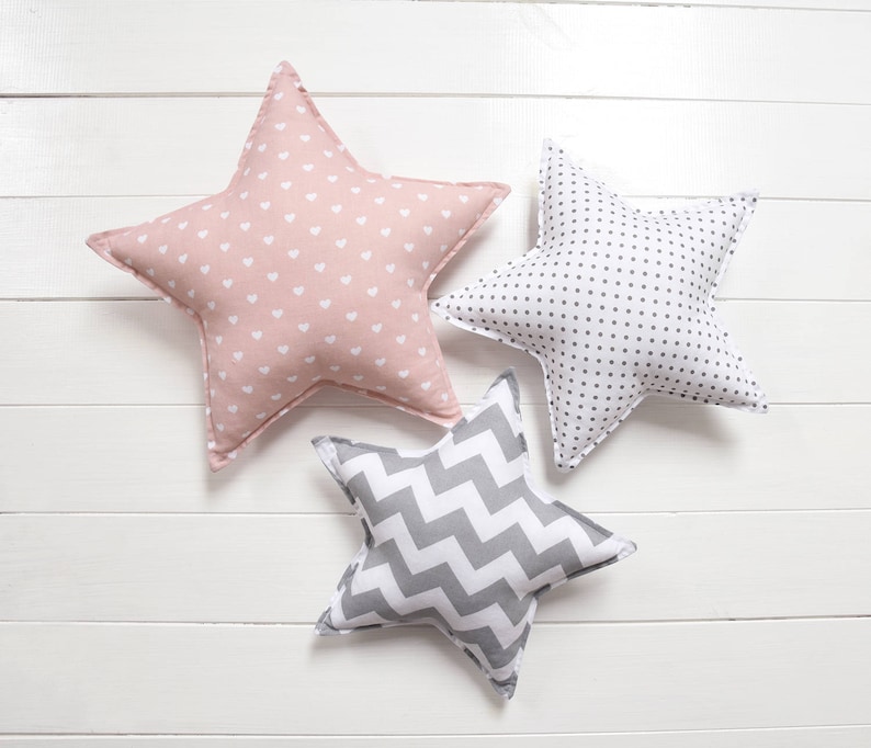 Star Pillow Star Shaped Pillow Star Nursery Star Decor Kids Etsy