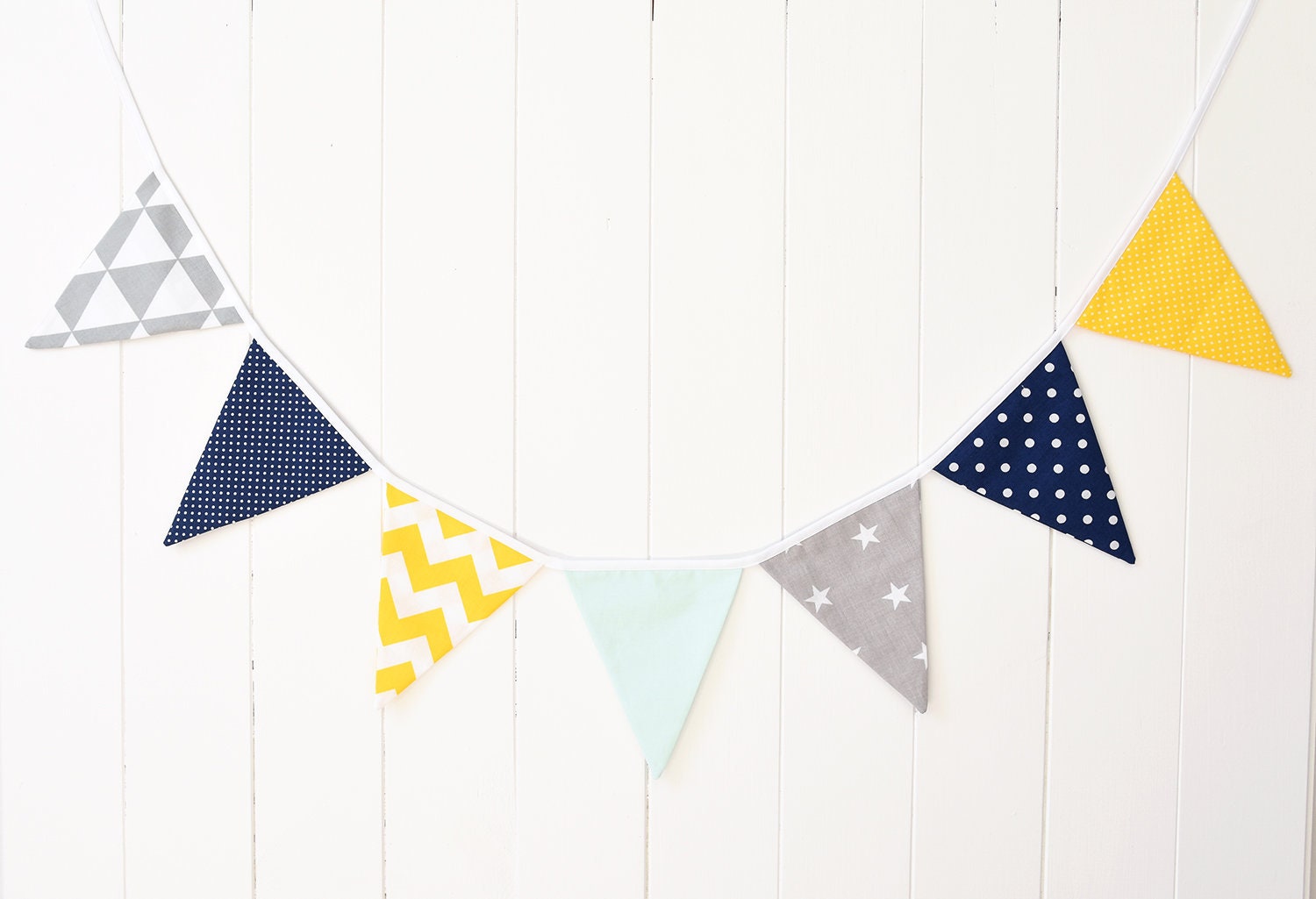 Nid d'ange Bannière Bunting Drapeaux Pépinière Decor Guirlande Tissu Étamine Pennant Tissu