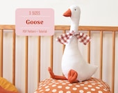 Goose Sewing Pattern, Goose Soft Toy Pattern, Stuffed Animal, Plush Goose, Duck Sewing Pattern, PDF easy sewing pattern, Stuffed Toy Pattern