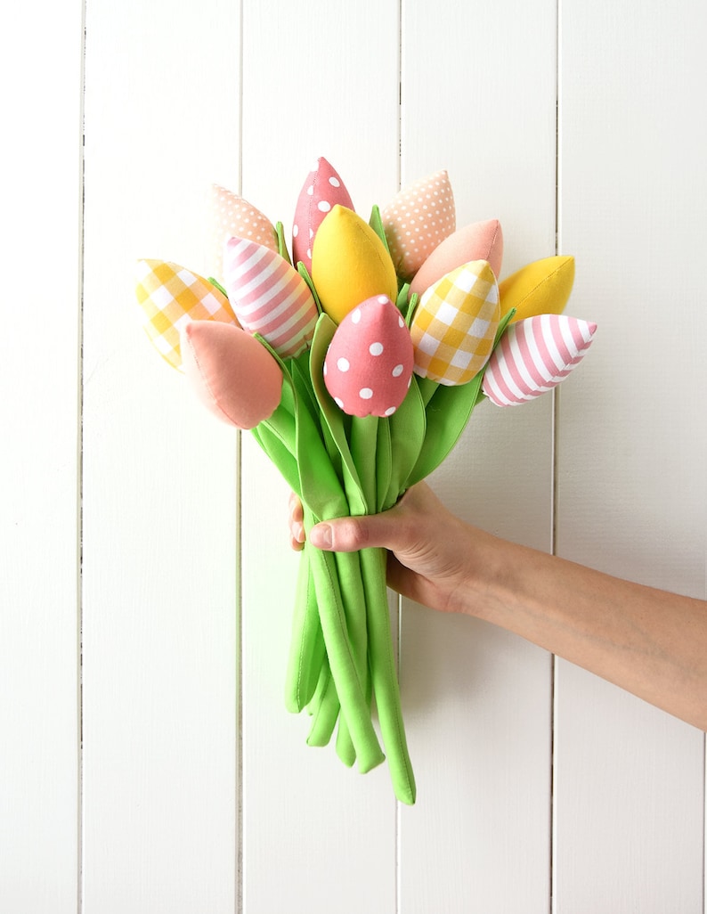 Mothers Day Gift for Mom Home Decor Spring Flowers Fabric Etsy