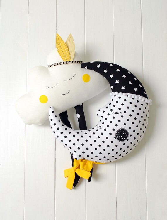 Moon Pillow Moon Cushion Crescent Moon Moon Pillow Moon Cushion Crescent Moon