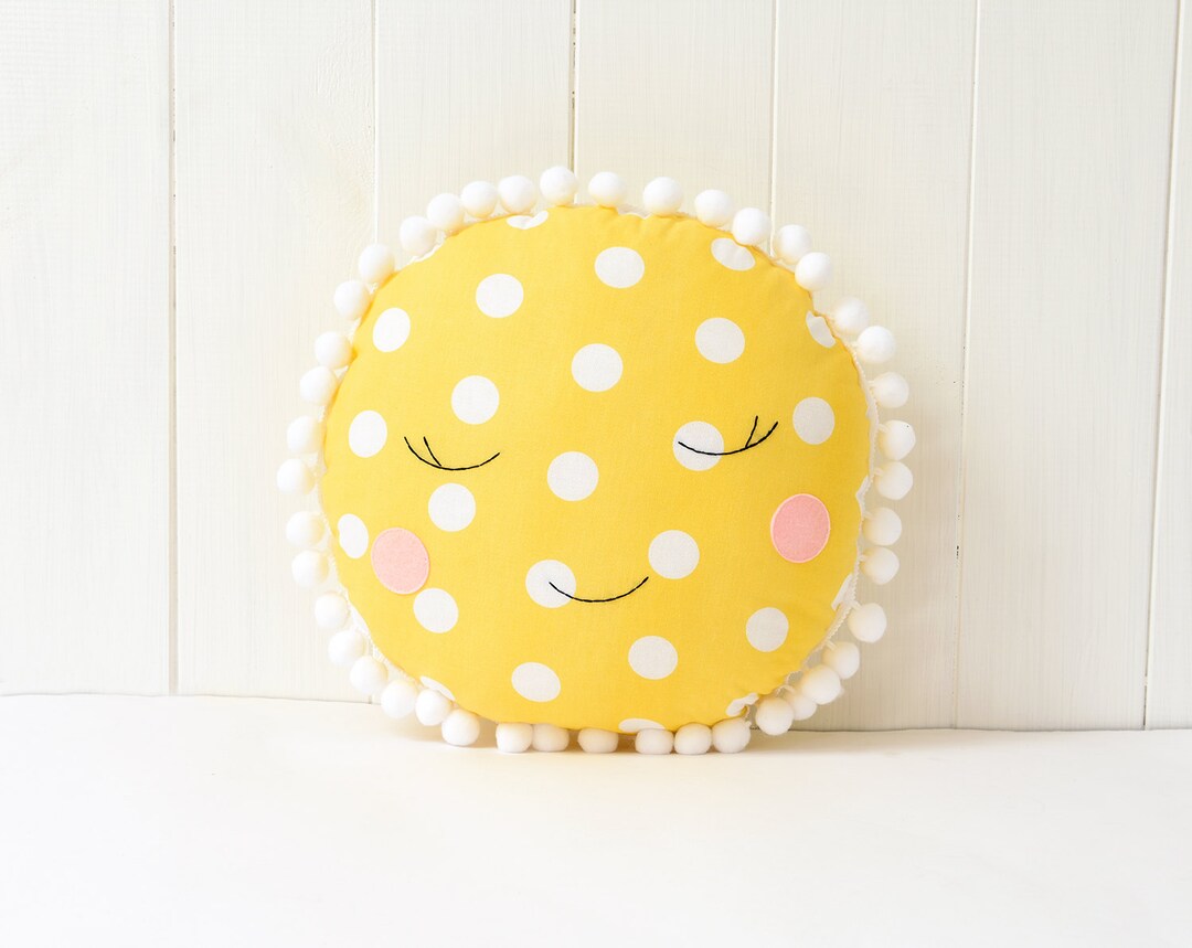 Sun Pillow Kids Pillow Bed Nursery Decor Baby Pillow Baby Etsy