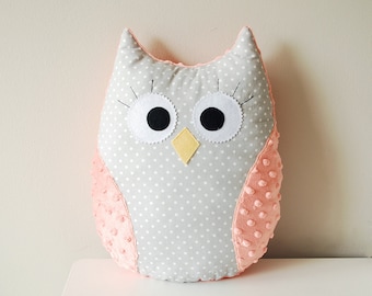 Owl Cushion Kids Pillow Owl Nursery Decor Nursery Decor Kids Room Decor Baby Room Decor Owl Baby Shower Gift Owl Baby Gift Owl Pillow