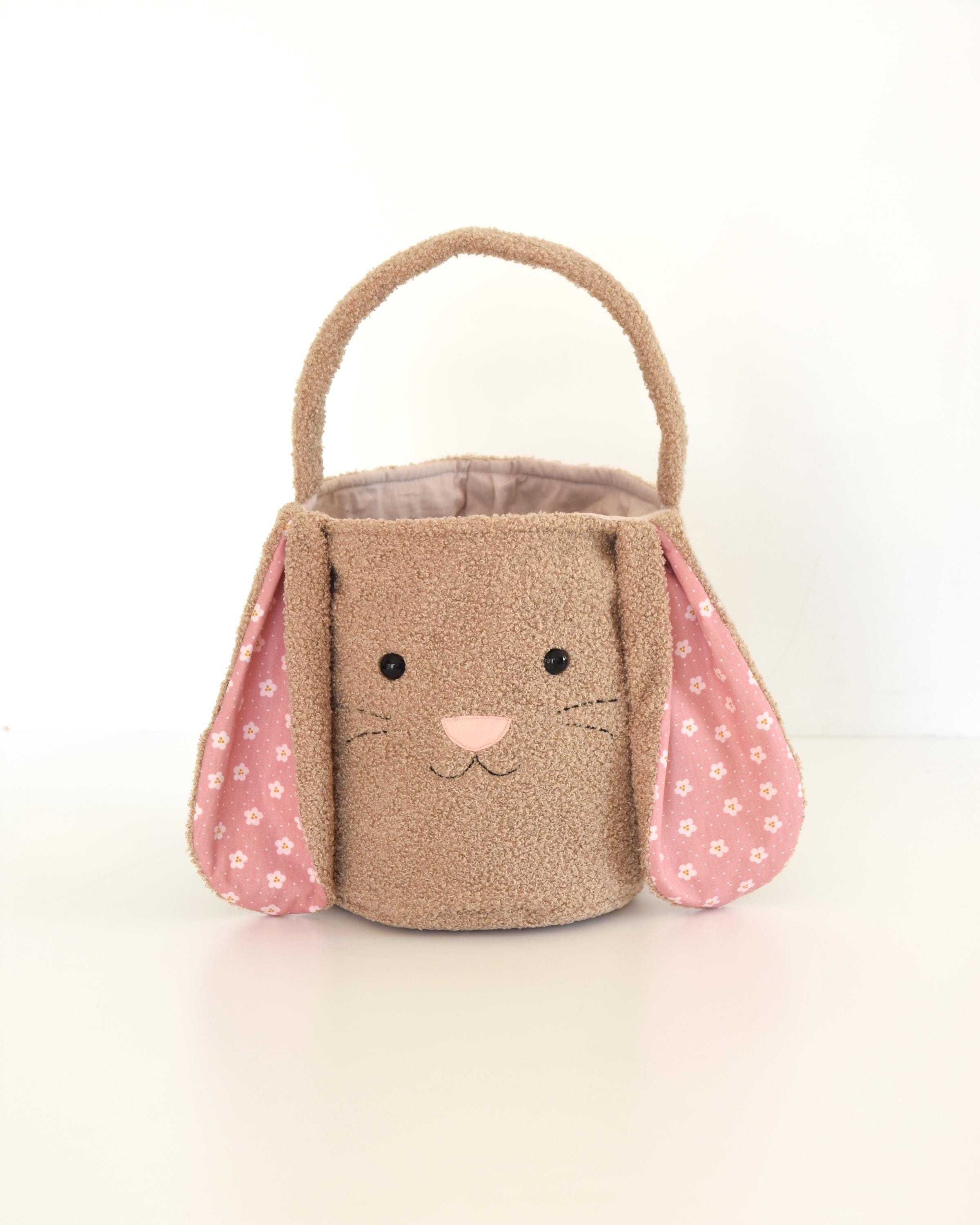 Easter Basket Sewing Pattern, Bunny Basket PDF, DIY Easter Gift Bag ...