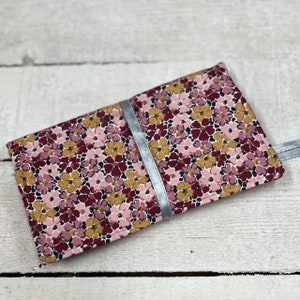 Handmade Jewellery Roll with large zipped pockets, Liberty of London soft cotton fabric.