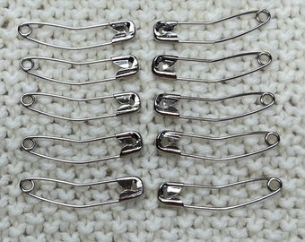 Safety Pins for Quilting & Basting, 37mm Size 2  - Perfect for Quilters (pack of 20)