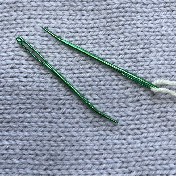 Plastic Large Eye Sewing Needles,Yarn Bent Tapestry Needle, Knit