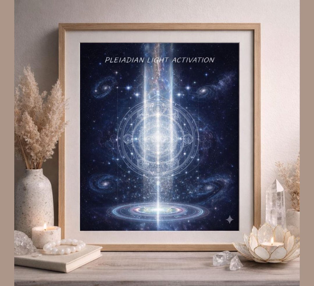 Pleiadian Light Activation – Starseed Frequency Art Printable PDF - Etsy