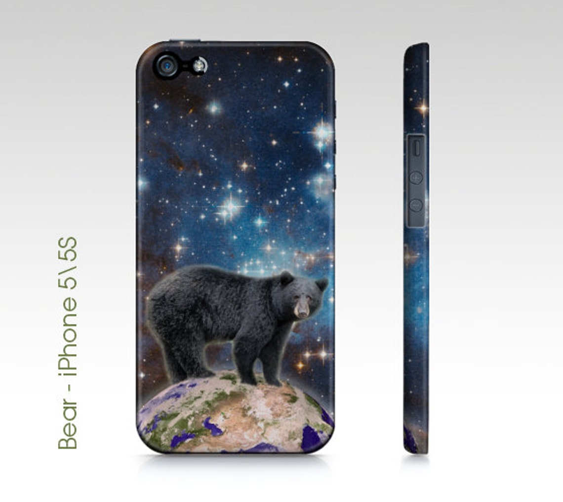 Bear Phone Case iPhone 5/5S 6/6S 6 Plus 7 7 Plus 8 8 Etsy