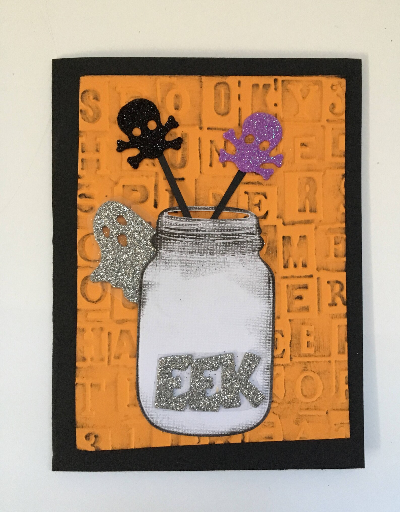 DIY Halloween cards making Kit Kids Children Halloween card Etsy