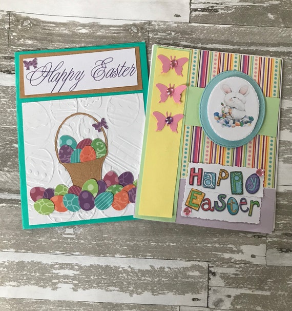 DIY Easter cards kit Easter Cards Kids making Kit Children Etsy