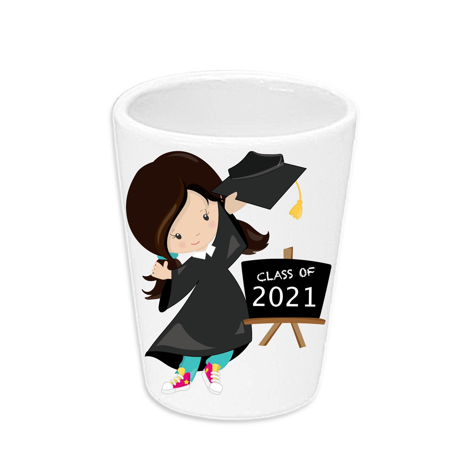 Shot Glass for Graduates Female Graduation College Graduate Etsy