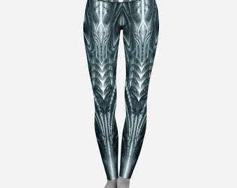 Biomech Leggings | Unisex Festival Leggings | Gift for him or her