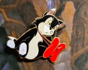 GRADE B - Disney Fantasy Pins - Little Figaro rote Bänder