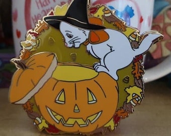 GRADE B - Marie Halloween themed Disney fantasy pins