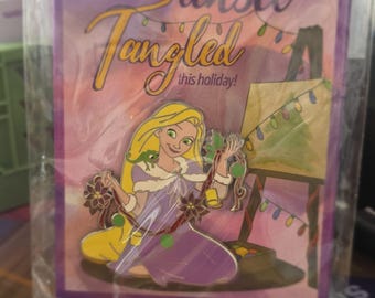 Spille Disney autentiche - Biglietti d'auguri Rapunzel LE4000
