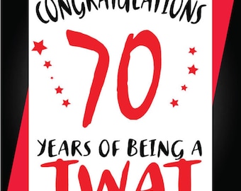 Funny Rude Birthday Card 18th Birthday You are on your own C264