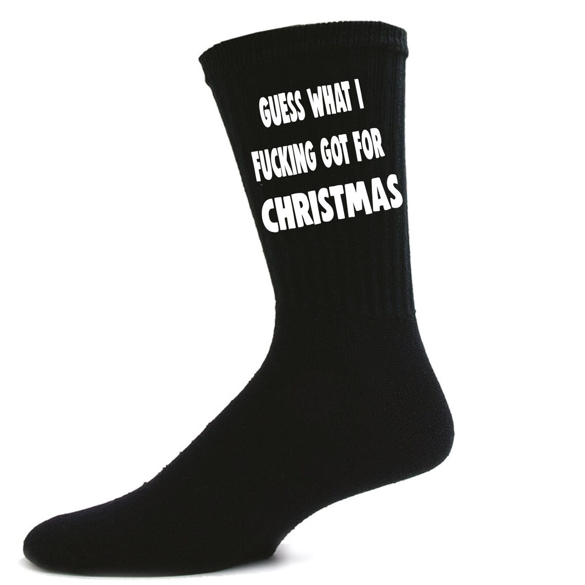 Rude Socks Guess what I f got for Christmas Funny Etsy