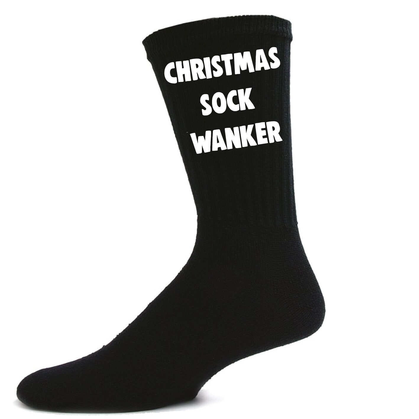 Image of Rude Socks - Christmas Sock Wanker Funny Novelty Gift