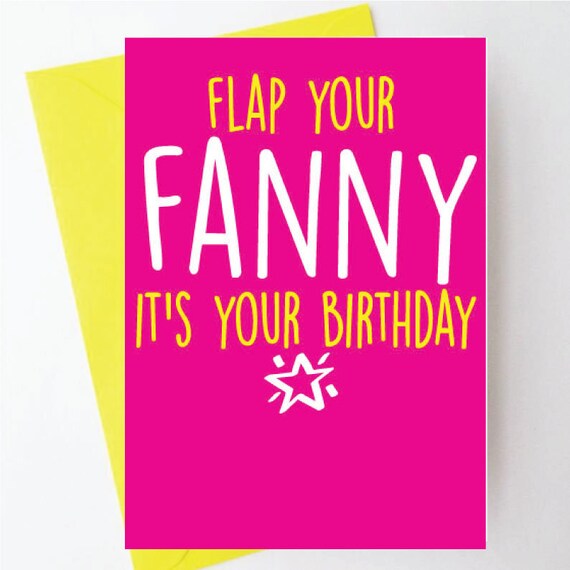 Funny Birthday Greetings Card Cheeky Adult Comedy Humour Flap Etsy