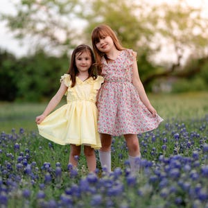 Stella Girls Sewing Pattern & Tutorial PDF Size 2T - 9/10