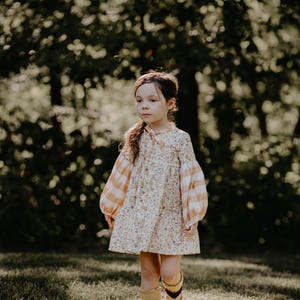 Delilah Girls Sewing Pattern & Tutorial PDF Size 2T - 9/10