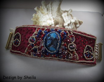 Beaded Cuff - Heat of Kerala