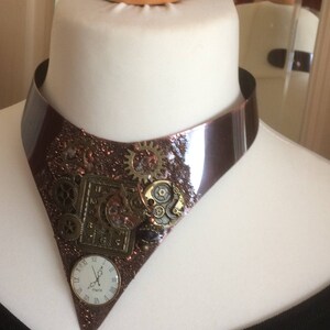 Exploding Colar Exploding Time Steampunk Collar - Etsy UK