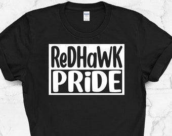 Redhawk Pride Shirt Back To School Any Colors Go Redhawks T-Shirt Tee TShirt School Spirit Wear Redhawks Team Shirt Casual Friday Shirt