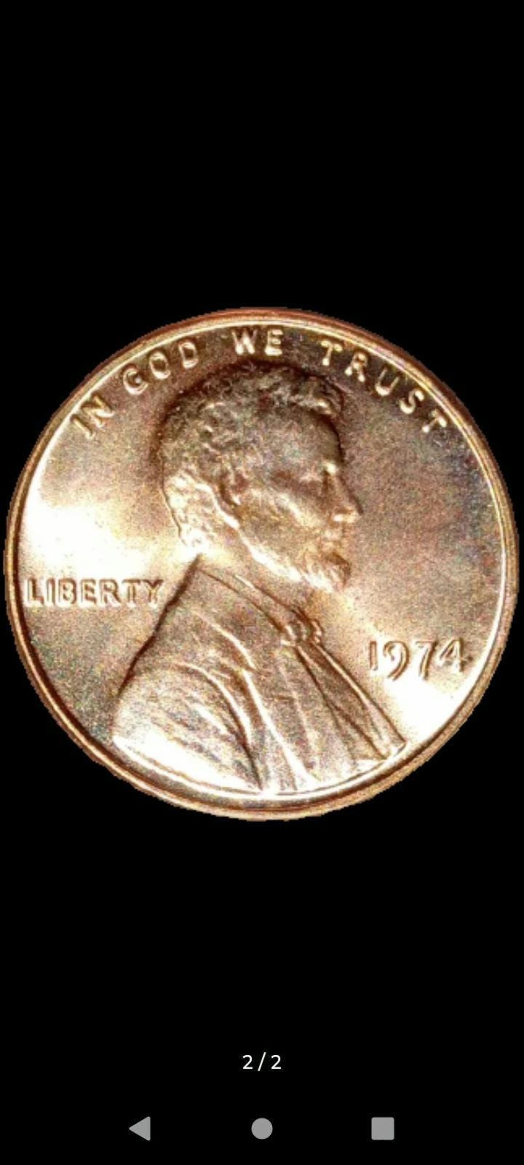 1974 Mint State Cent No Mint Mark - Etsy
