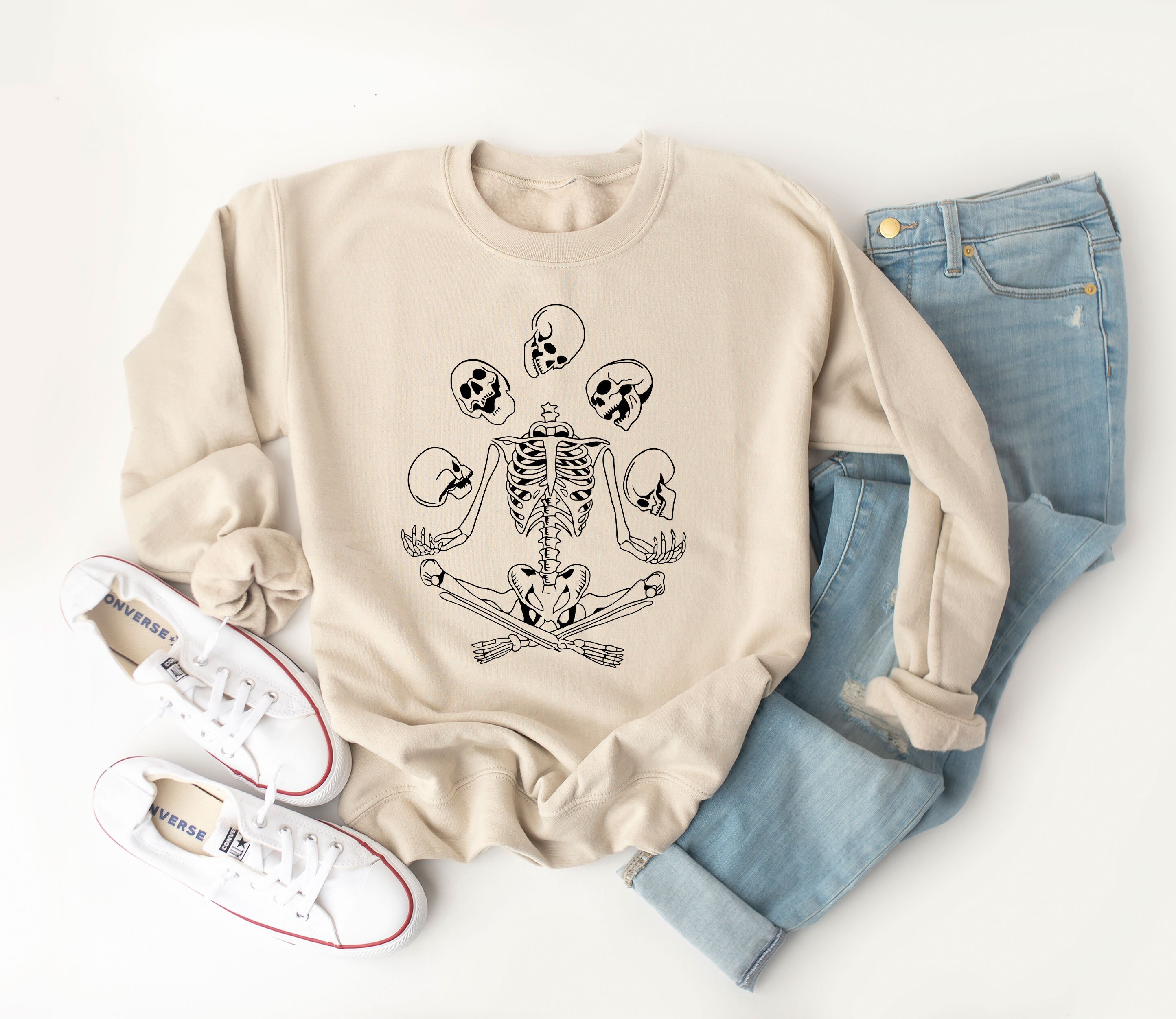 Discover Fall Shirt, Funny Halloween Skeleton Sweatshirt, Halloween Party Sweatshirt, Cute Halloween Shirt, Funny Skeleton Shirt