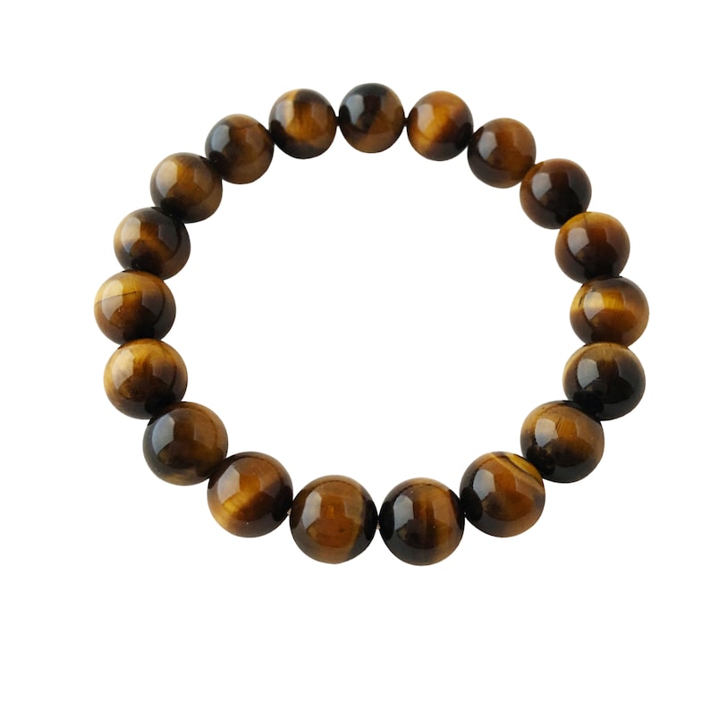 6mm Tiger Eye Protection Bracelet Courage Bracelet 12mm Tiger Eye 10mm Tiger Eye Genuine Tiger Eye Bracelet 8mm Tiger Eye