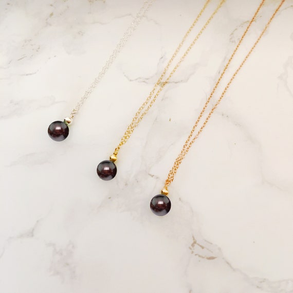 capricorn birthstone necklace