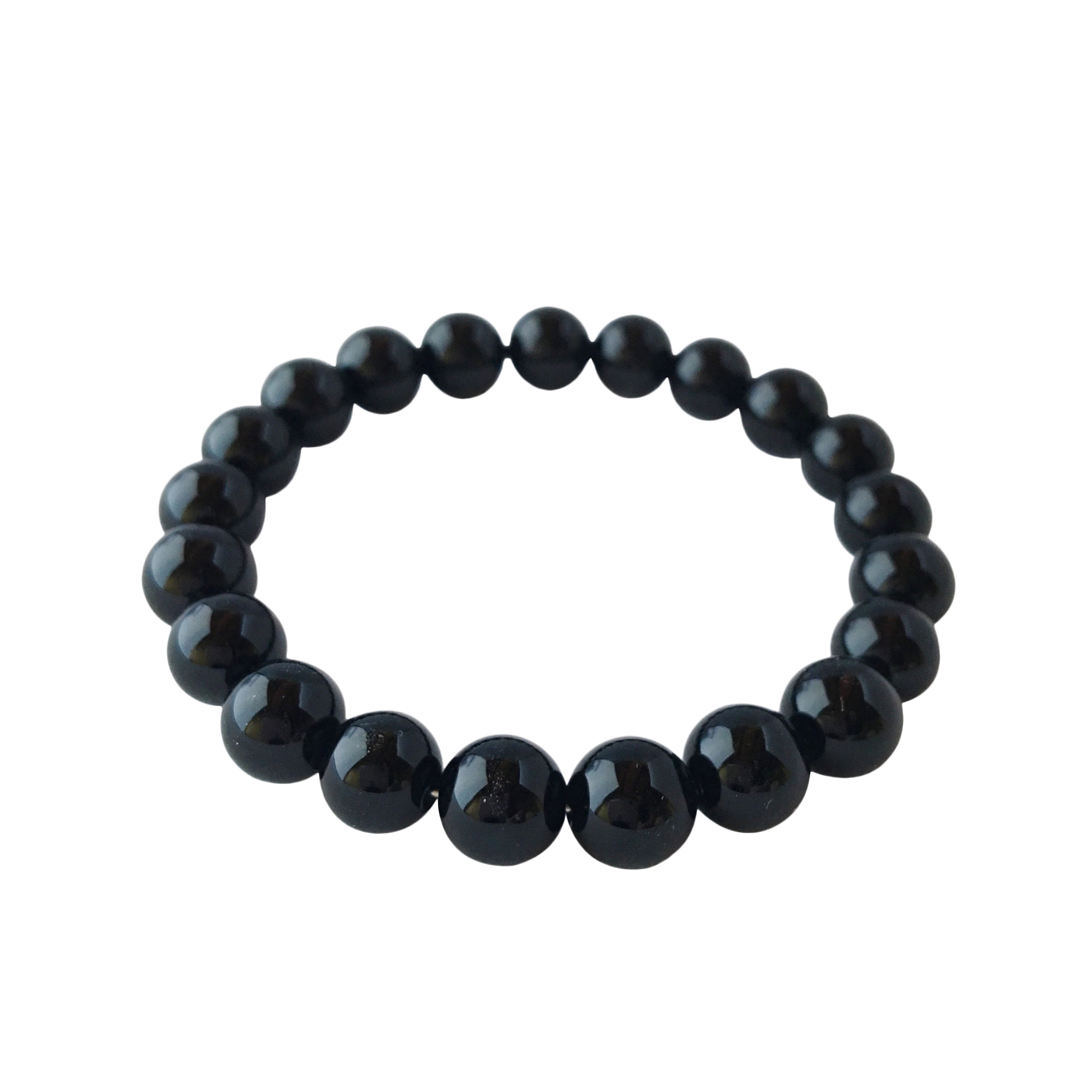 Genuine Black Onyx Bracelet 4mm Black Onyx Bracelet 6mm Etsy