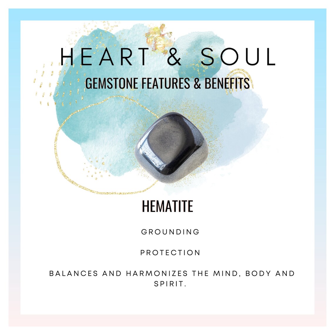 Strength & Grounding Bracelet Hematite Bracelet 4mm Etsy