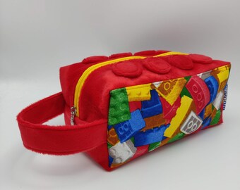 Brick Knitbox, box bag for knitting, crochet or anything you like, inspired by toy building blocks