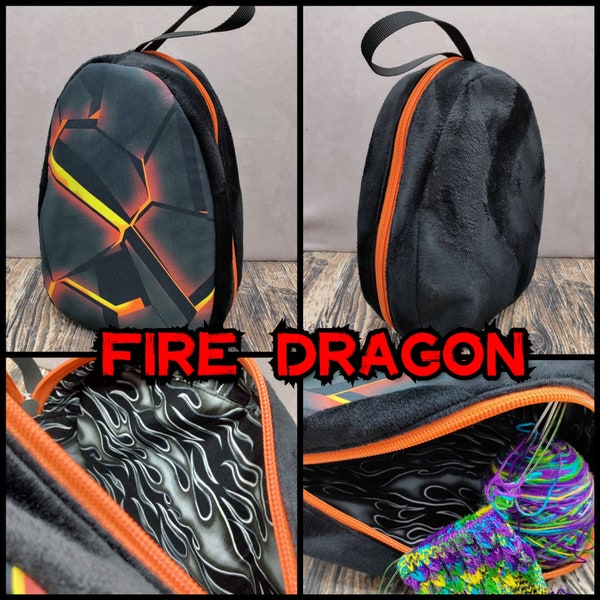 Dragon Egg bag, a Project Bag for knitting, crochet, or whatever you like
