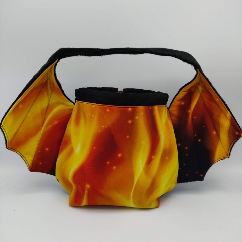 drawstring bag for knitting variation on the earsbag crochet or anything you like Dragon Wing bag