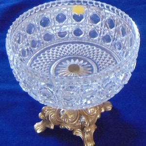 Lead Crystal Pedestal Bowl