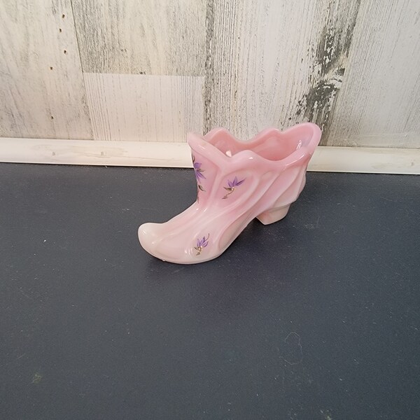 Fenton Glass Slipper Etsy