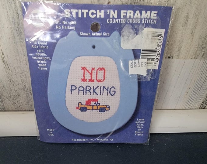 Stitch n Frame Counted Cross Stitch No Parking no 455